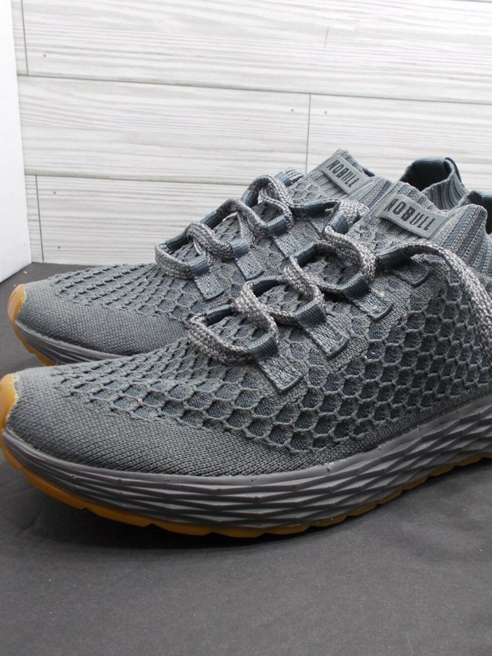 NOBULL Diamond Knit Runner Men's Knit Low Top Lace Up Shoes Size 8.5